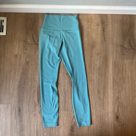 Lululemon align leggings 25 inseam size 2 in tidal teal - Picture 1 of 3